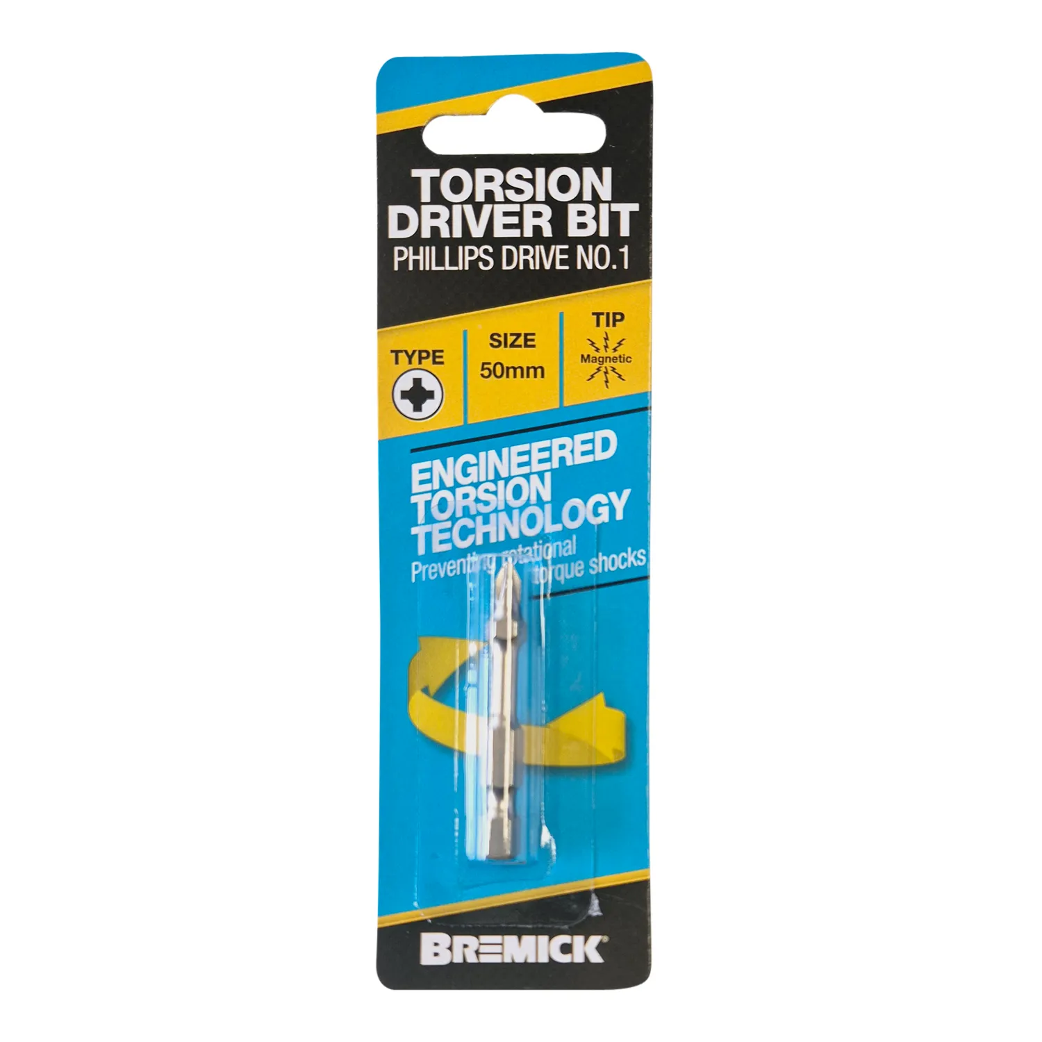 Bremick™ Torsion Driver Bit Phillips Drive