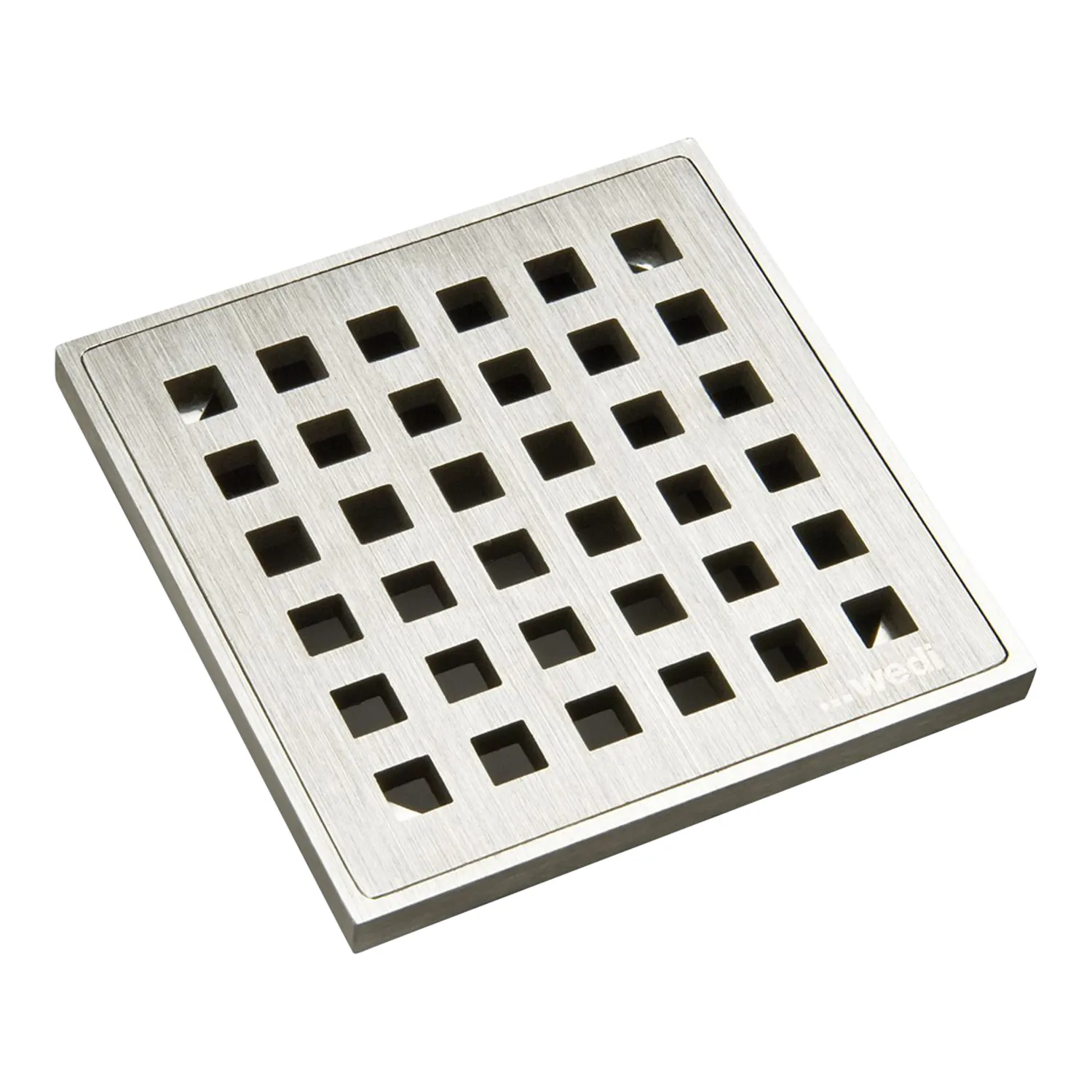 Wedi® Fundo Shower Drain Cover Square Stainless Steel