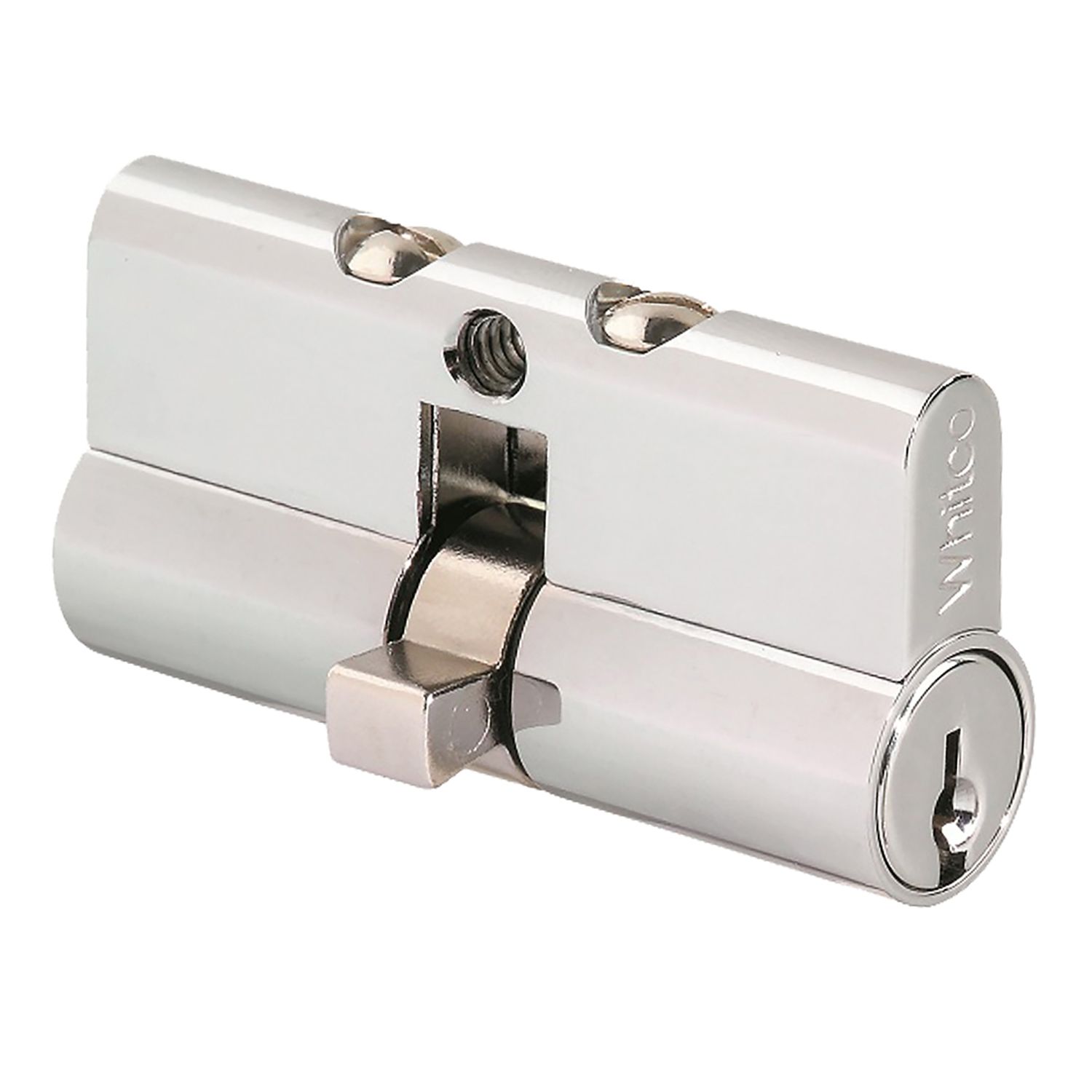Whitco® Euro Cylinder Lock Fixed Cam Silver Bowens