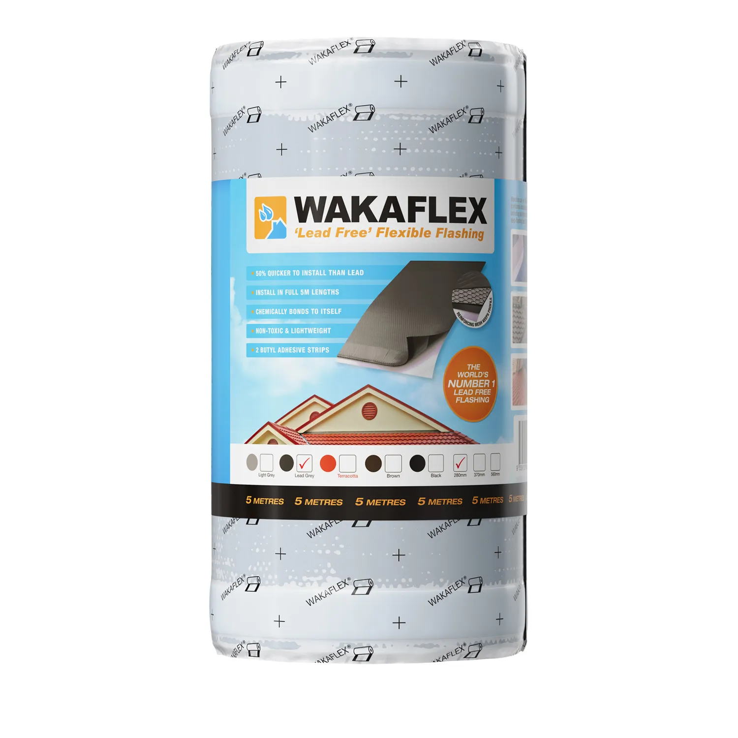 Wakaflex Flexible Roof Flashing Brown