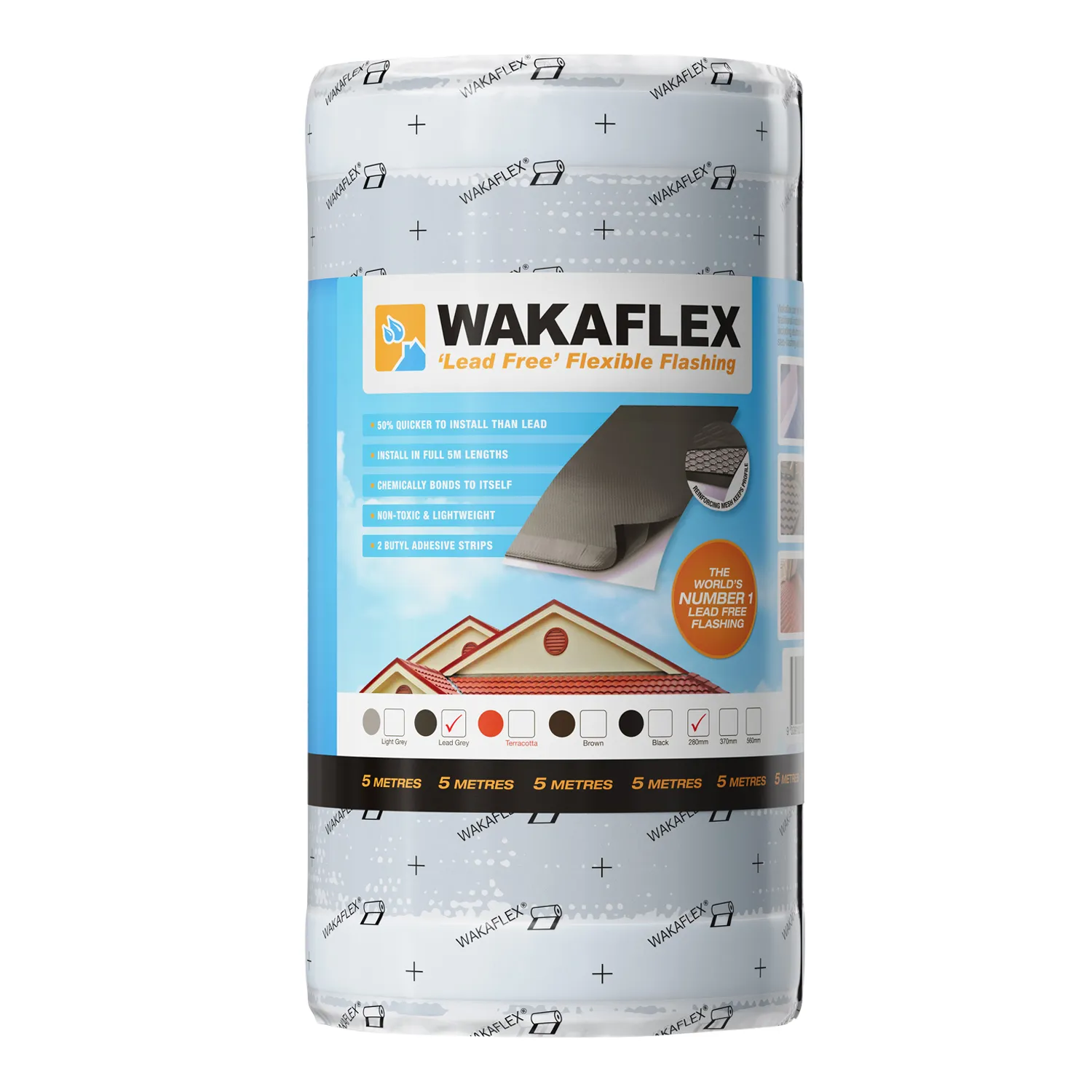 Wakaflex Flexible Roof Flashing Lead Grey