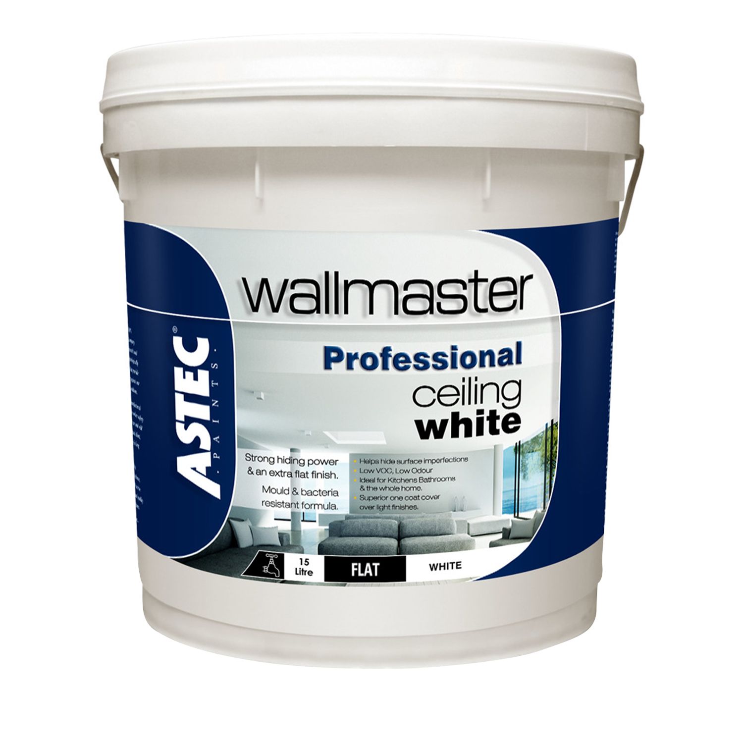 Astec® Wallmaster® Professional Ceiling Paint Flat Bowens