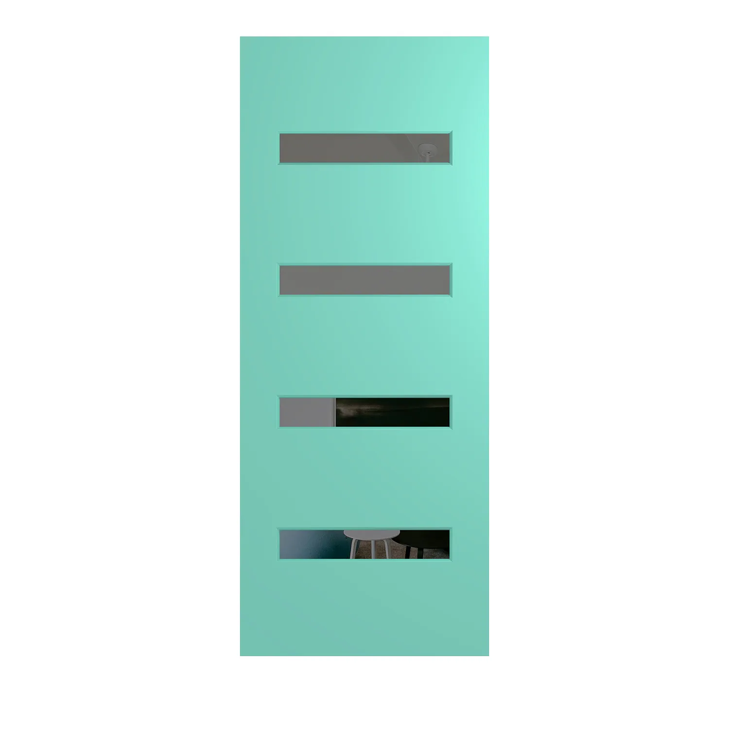 Hume Entrance Door Newington XN5 Duracote BAL12.5 Grey Tint