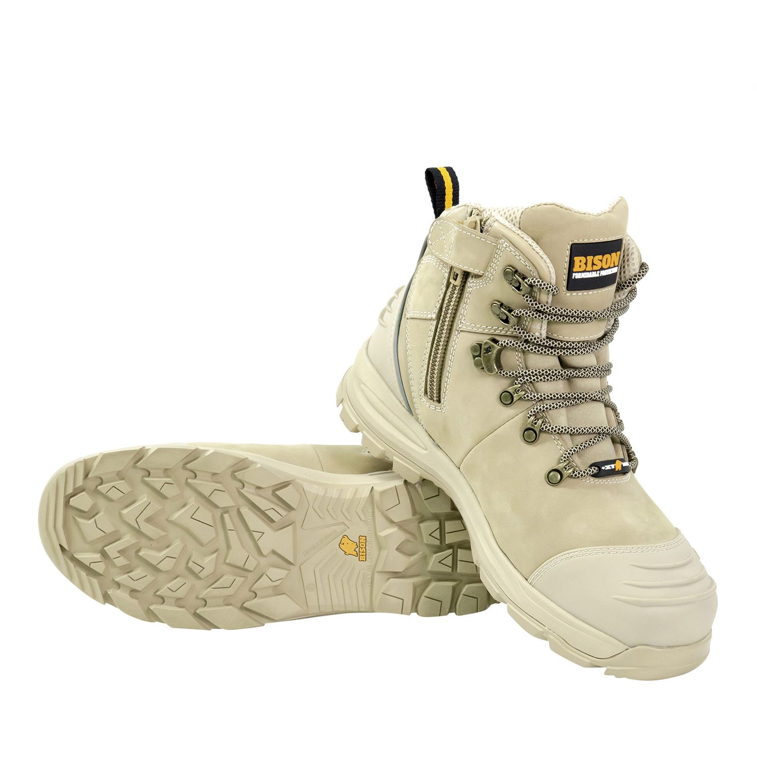 Bison XT Safety Boot Stone Bowens
