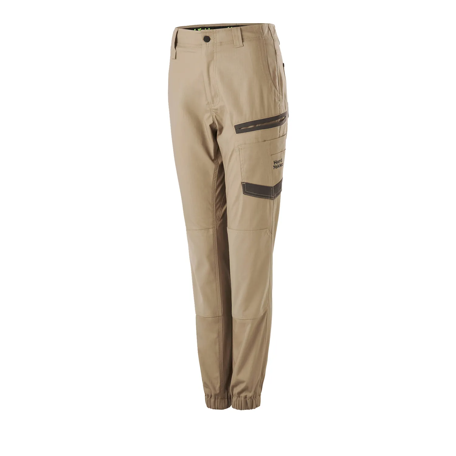 Y0838210DES_01_01_a69337307d172f773ce1e9567f99ffb70e902d94_Y08382_DST_1 Hard Yakka Women’s Raptor Cuff Work Pants Desert