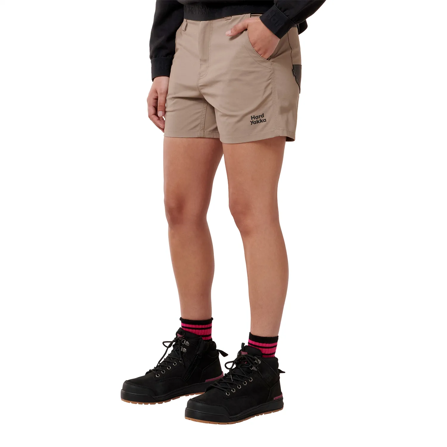 Hard Yakka Women’s Raptor Short Shorts Desert