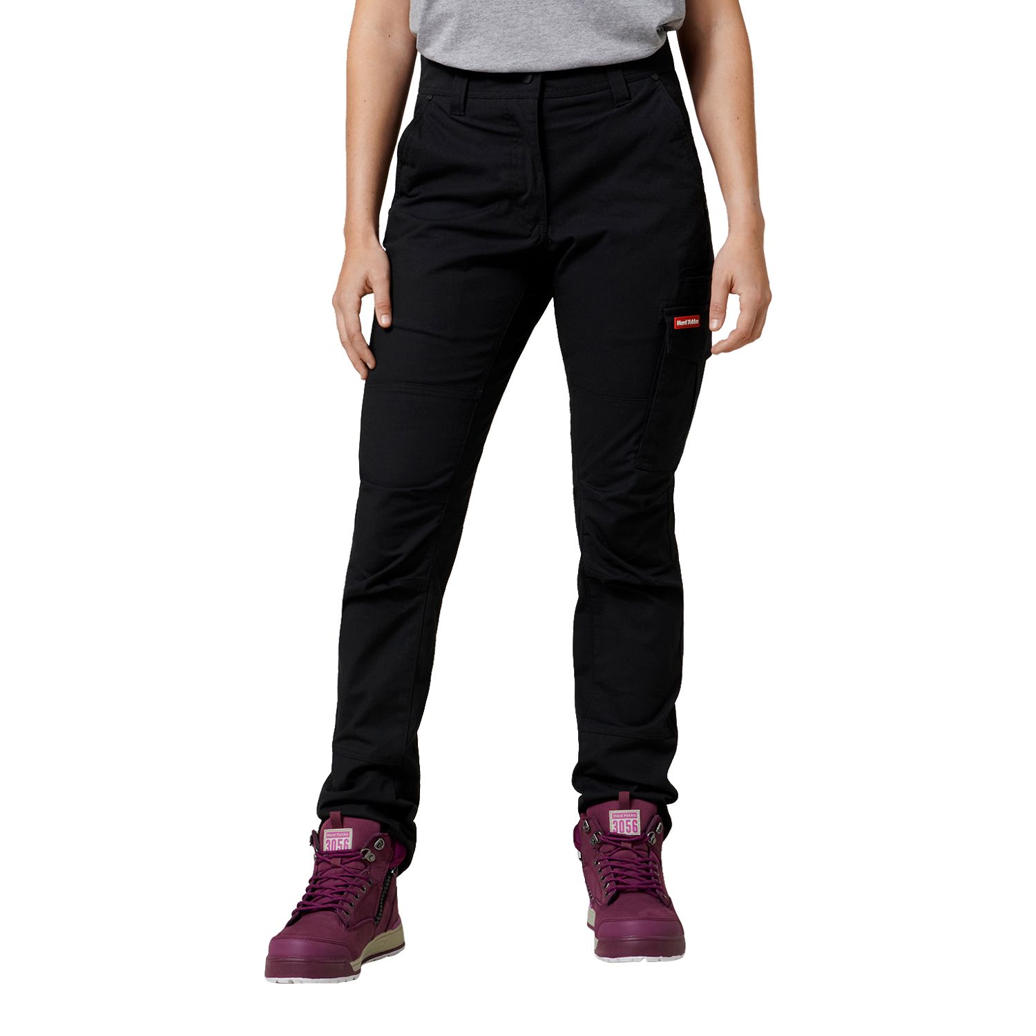 Hard Yakka Women’s Ripstop Cargo Pants Black Bowens