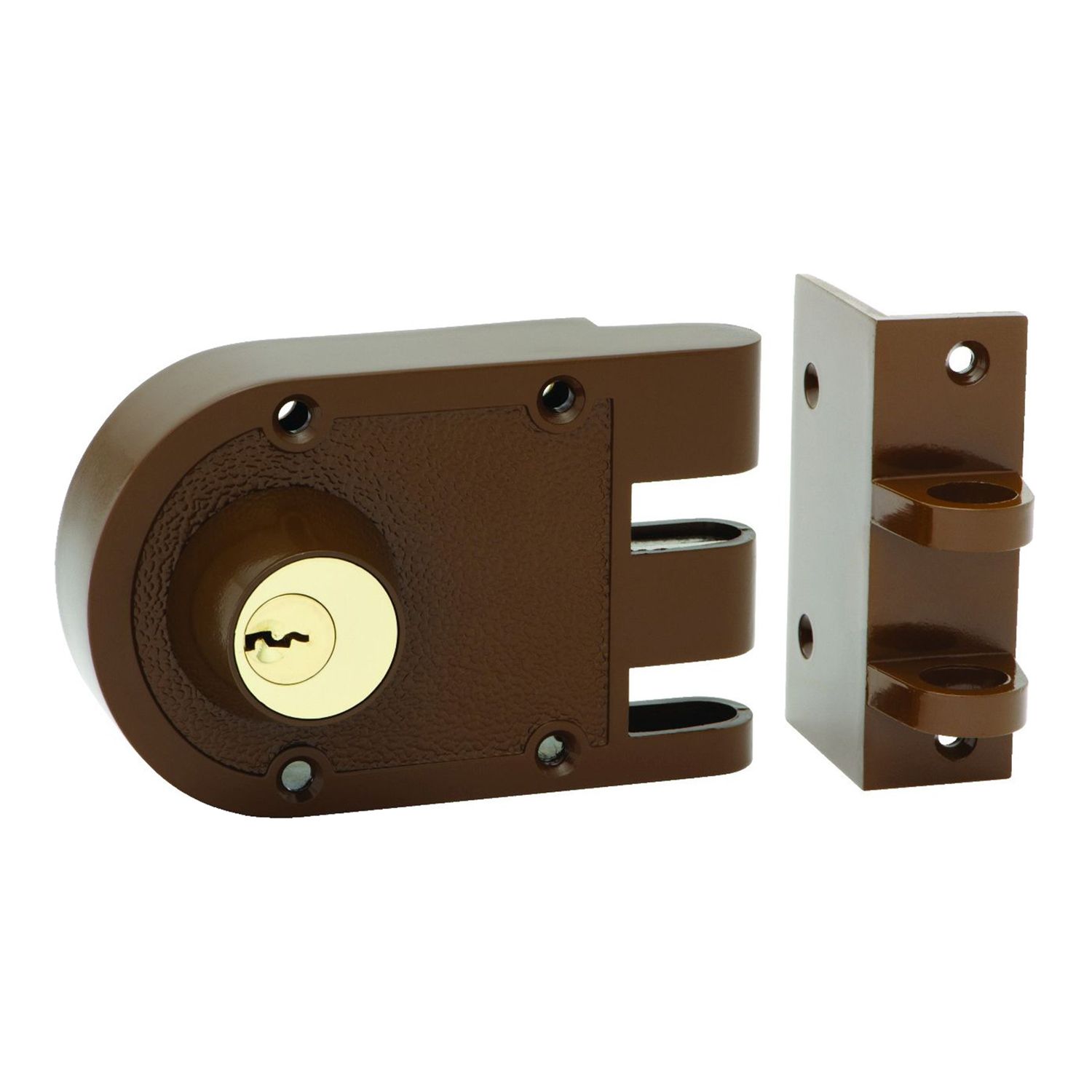 Yale® Deadbolt Brown Bowens