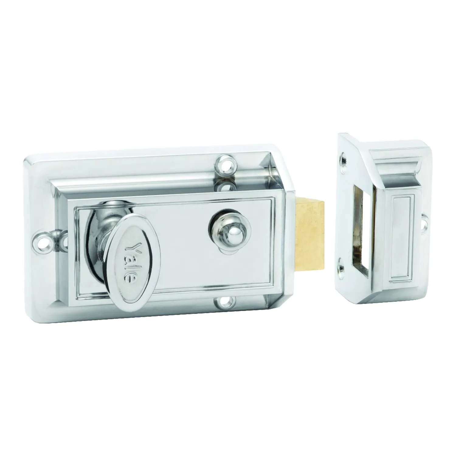 Yale® Nightlatch Chrome Plated