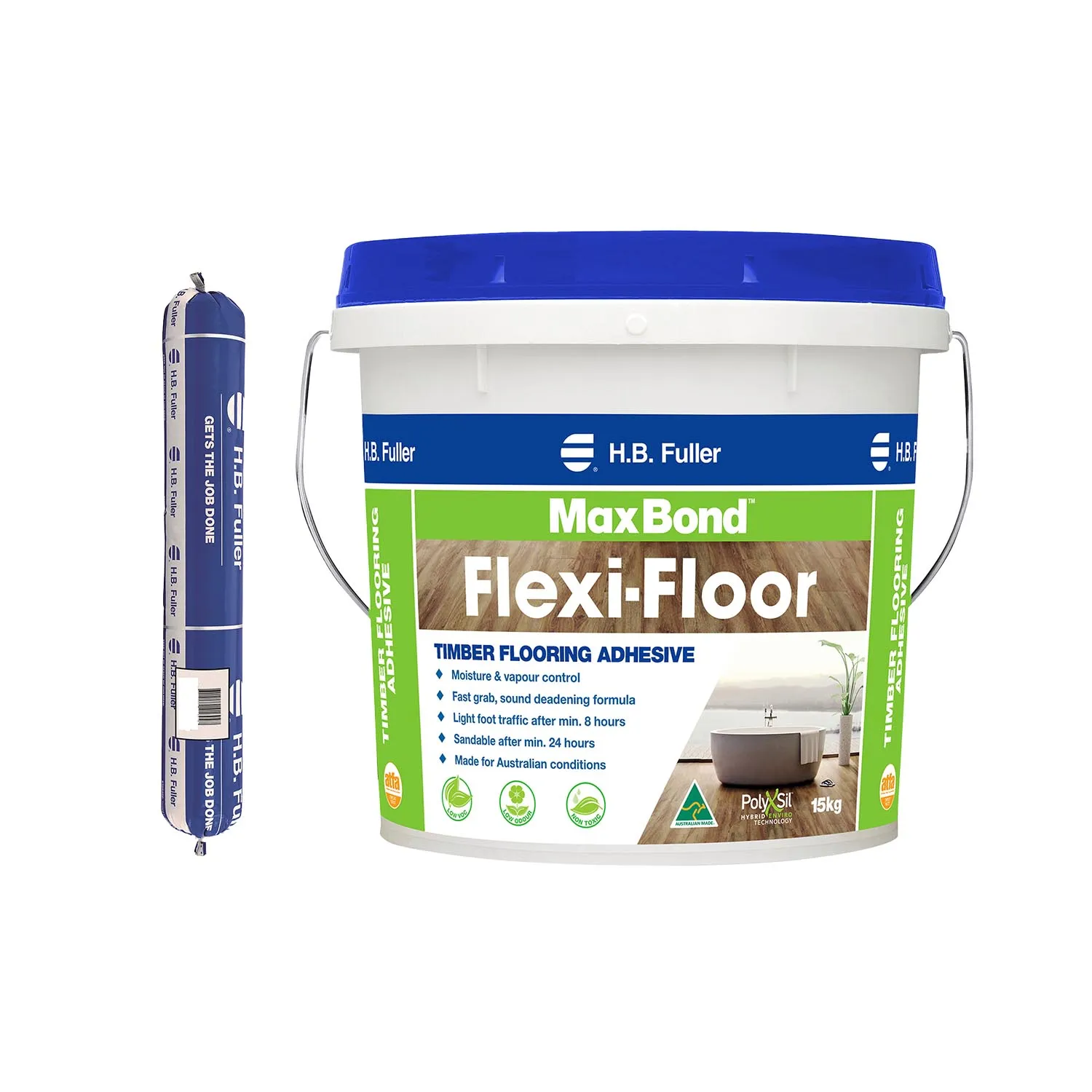 H.B. Fuller® Max Bond™ Flexi Floor Timber Flooring Adhesive