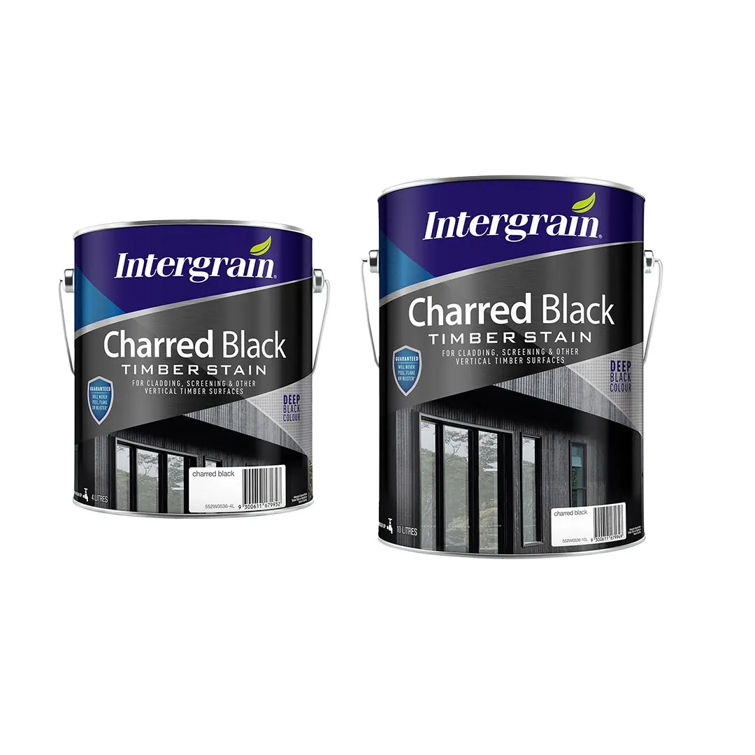Intergrain® Timber Stain Charred Black