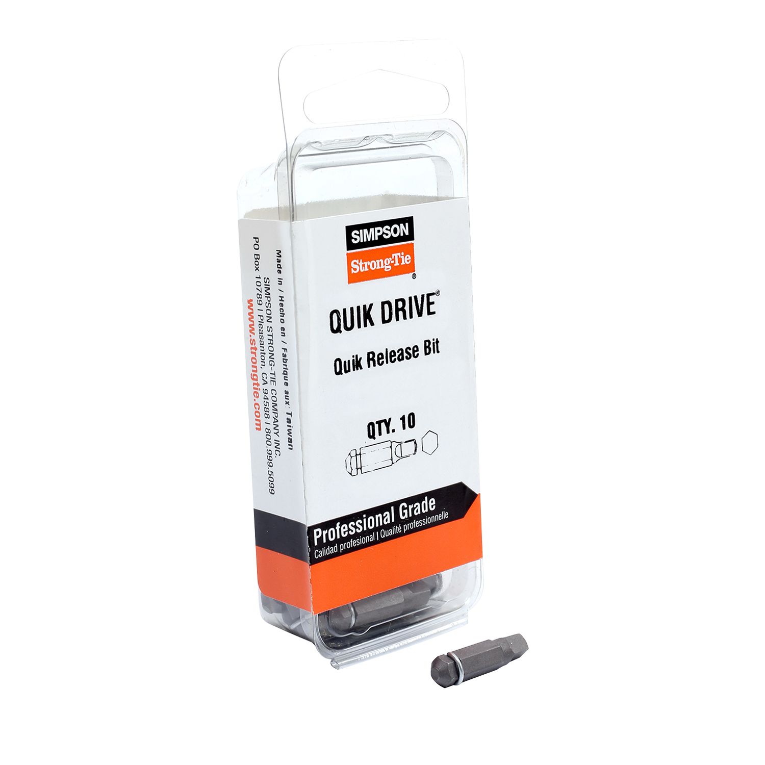 Quik Drive® Driver Bit Square Bowens