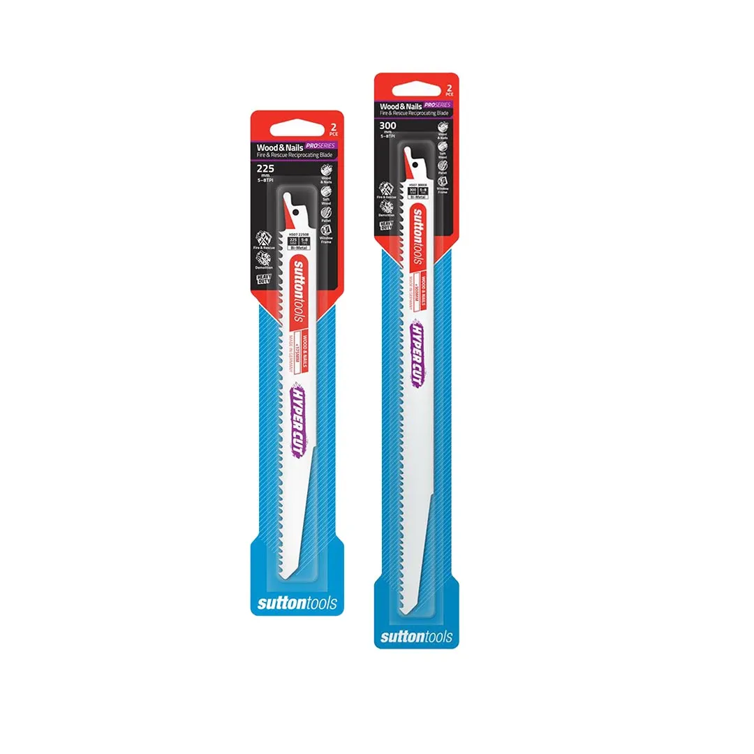 Sutton Tools 5/8TPI Fire & Rescue Demolition Reciprocating Saw Blades