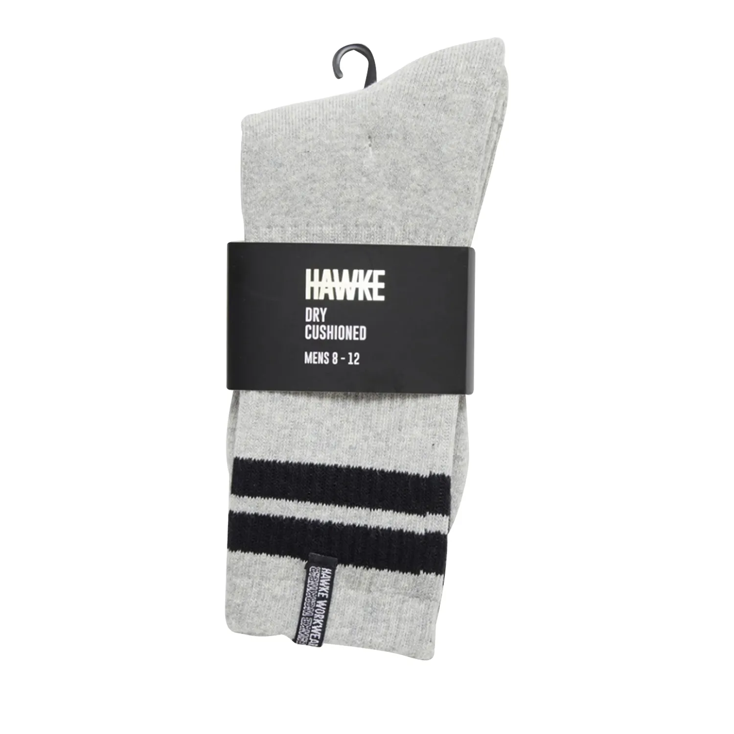 Hawke Men’s Socks Grey & Black