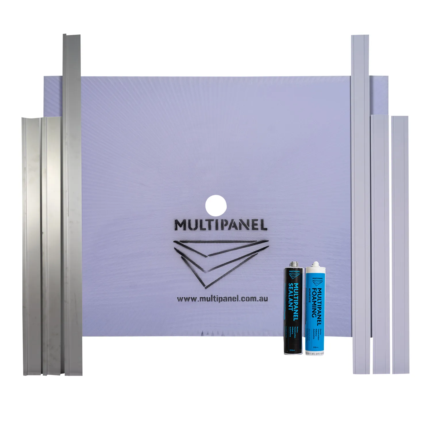Multipanel Shower Base Kit Standard Centre Outlet