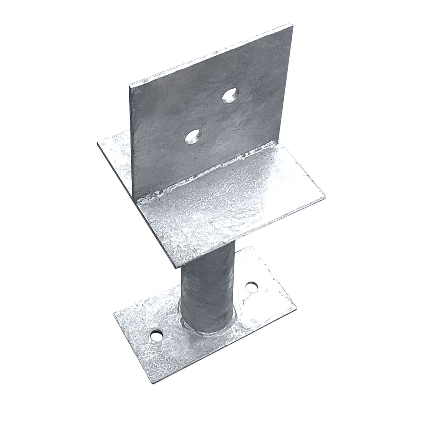 Maxi Metals Galvanised T Blade Round Post Support Bowens