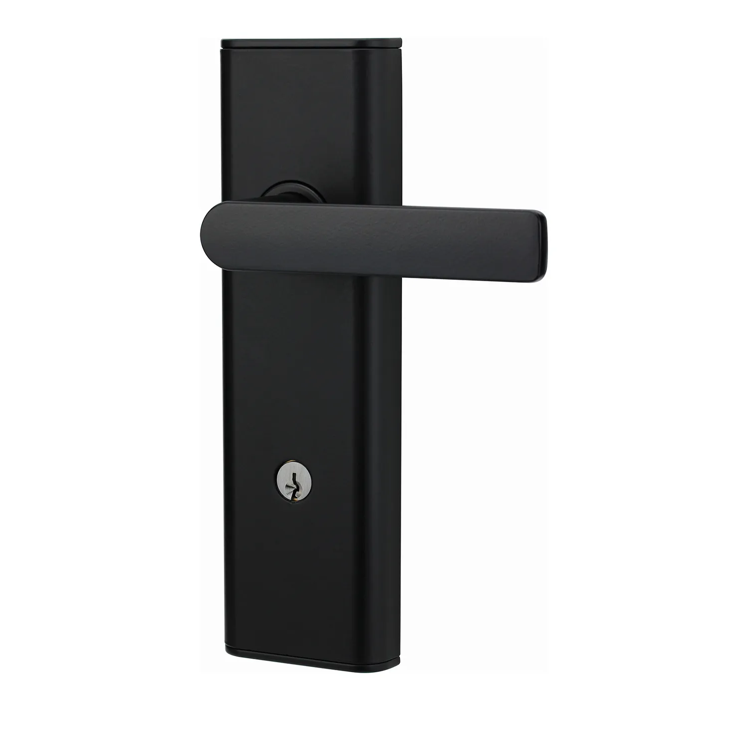 Parent_NXV121L3MBK5PK_a Lockwood Nexion® Vision Mechanical Entry Lockset Element Lever Matt Black