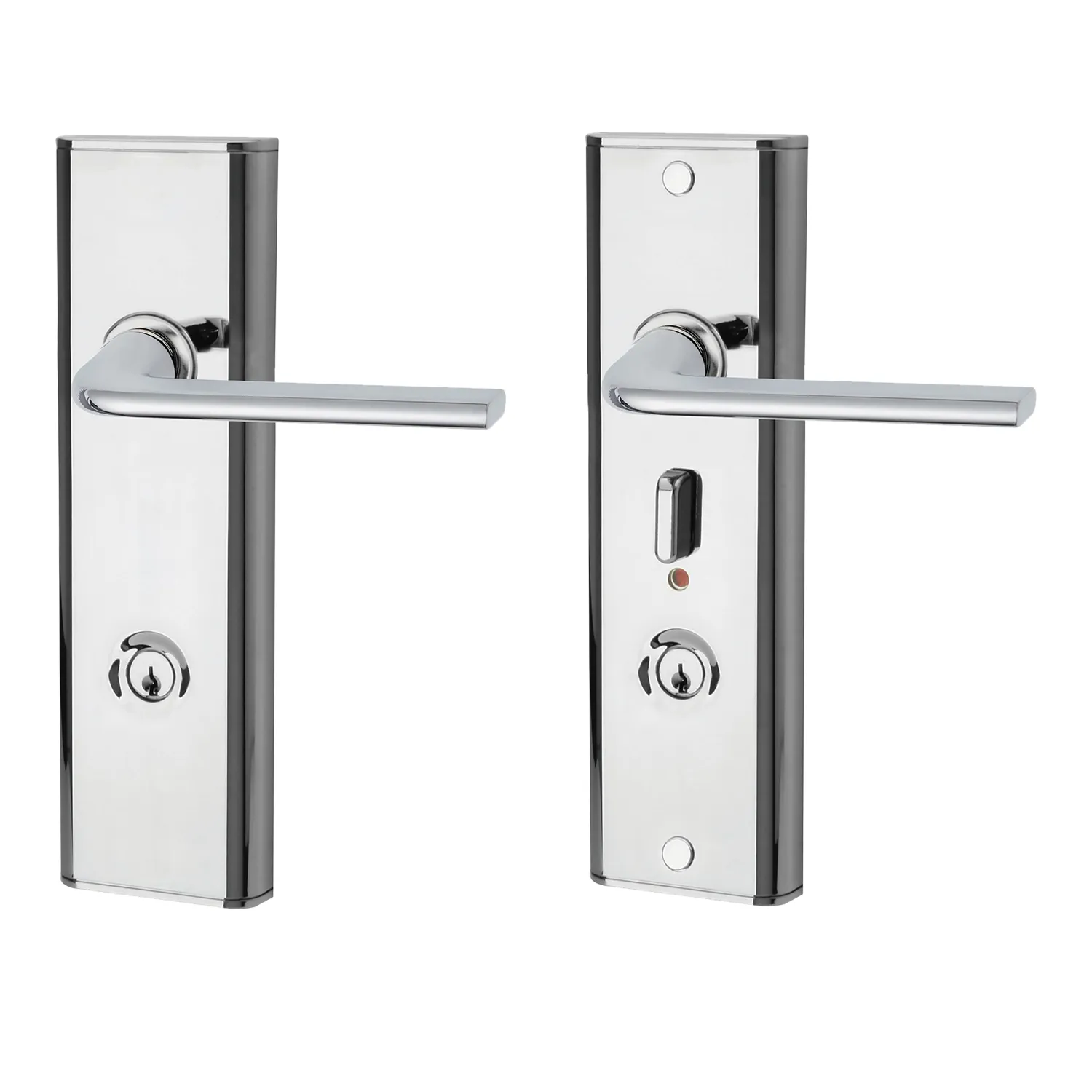 Lockwood Nexion® Vision Mechanical Entry Lockset Glide Lever Satin Chrome