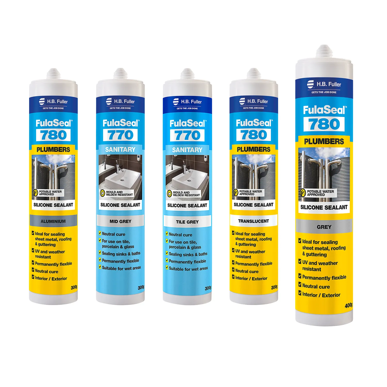 Parent_PSA0780 H.B. Fuller® FulaSeal™ 780 Plumbers Silicone Sealant