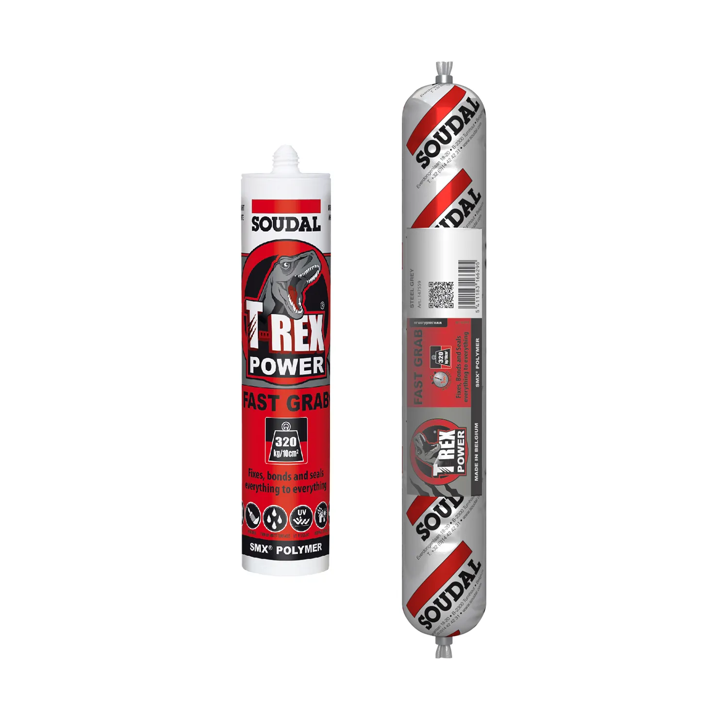 Soudal T-Rex® Power Fast Grab Adhesive & Sealant