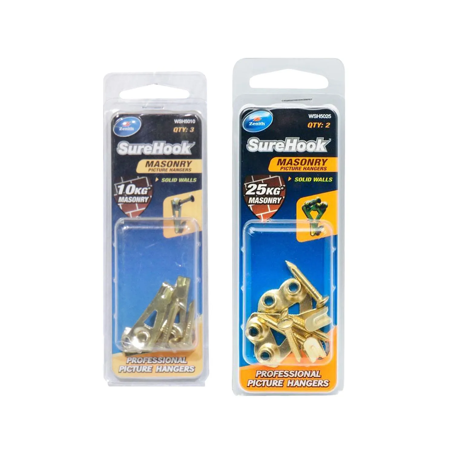 Zenith® SureHook™ Professional Picture Hanger for Masonry