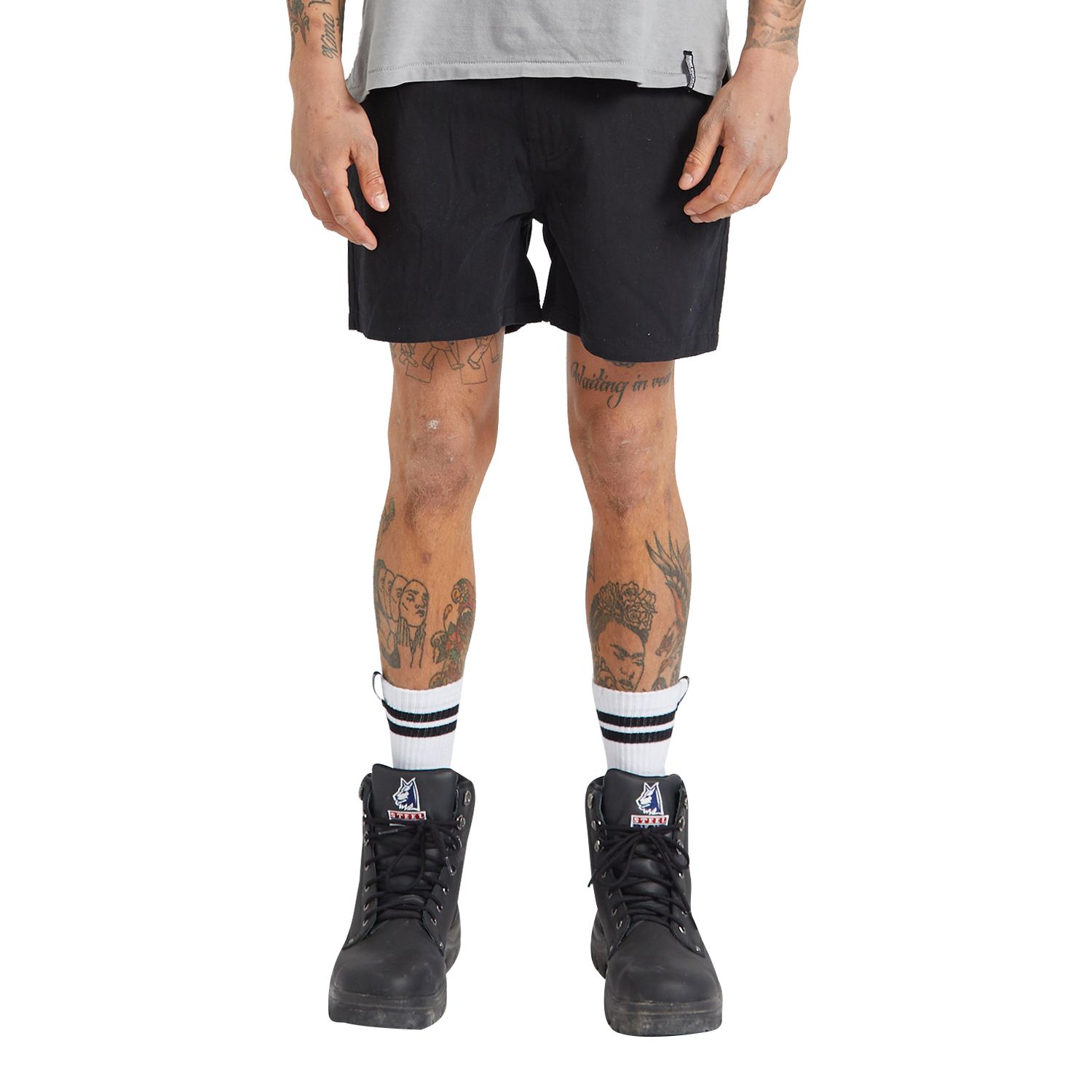 Hawke Workwear The Prime Short Black Bowens
