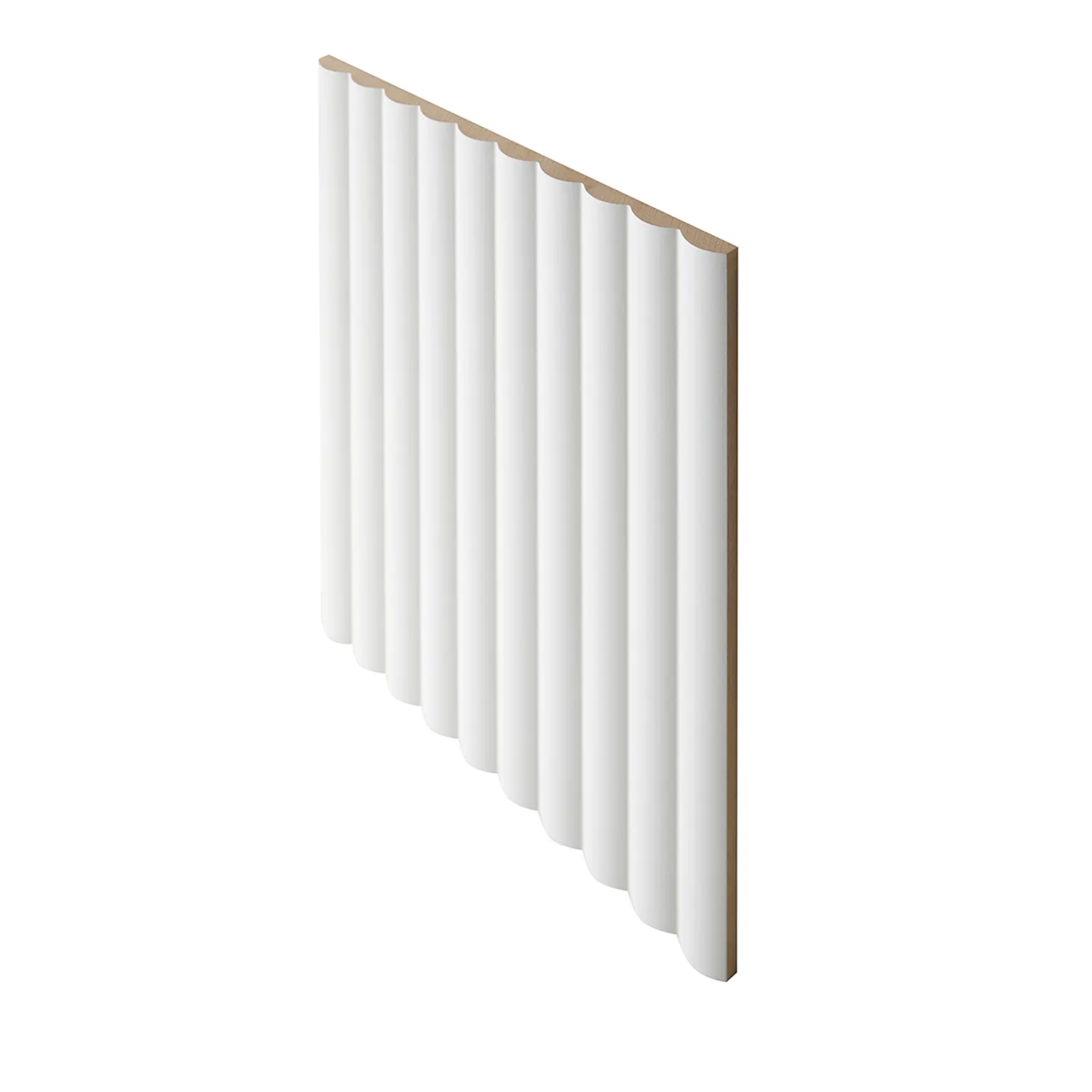 Parent_WPSD42412_A Surround by Laminex® 12mm MR MDF Demi-Round Wall Panel Primed 40 Profile