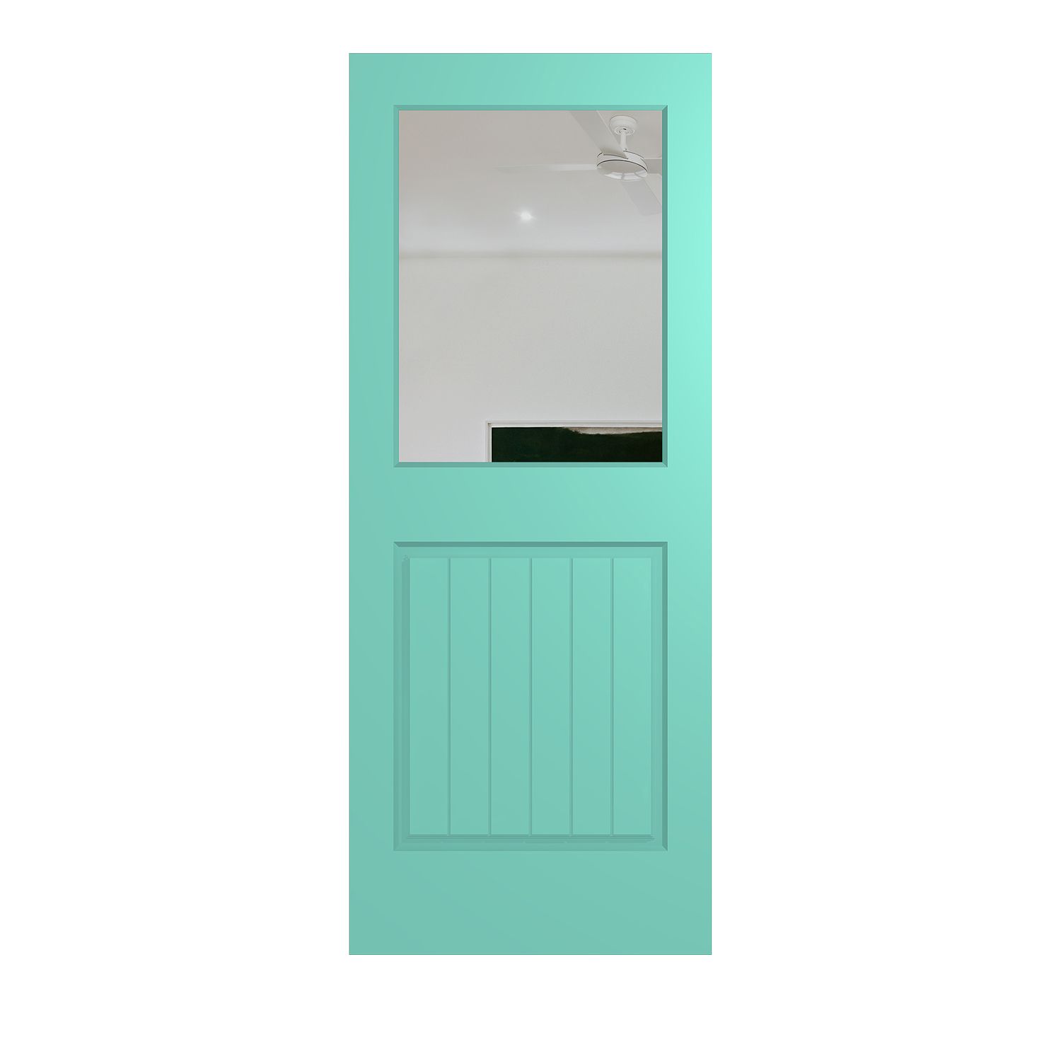 Hume Entrance Door XF8 Solid Core Duracote Clear Bowens