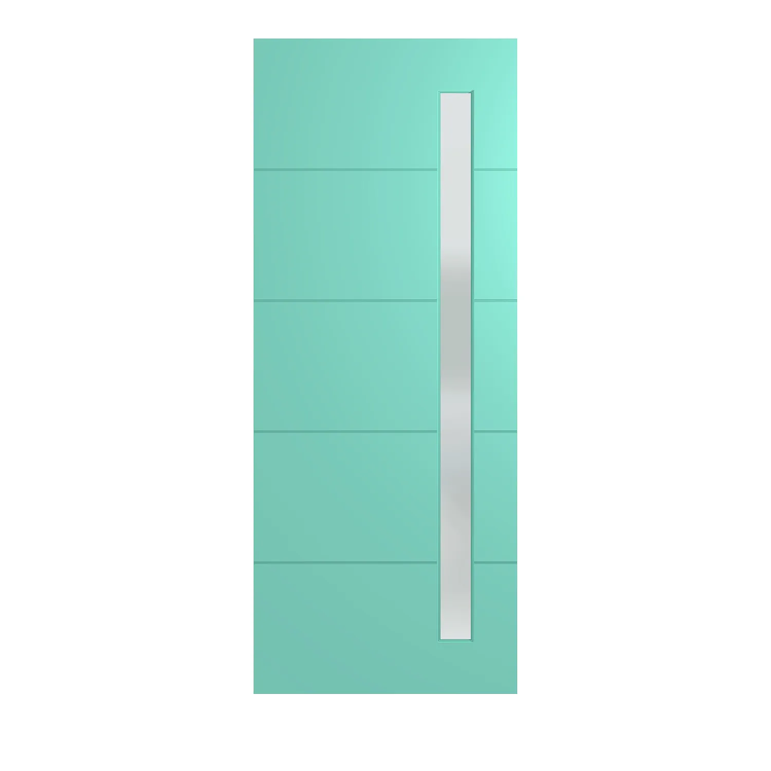 Hume Entrance Door Linear XLR120 Duracote Translucent