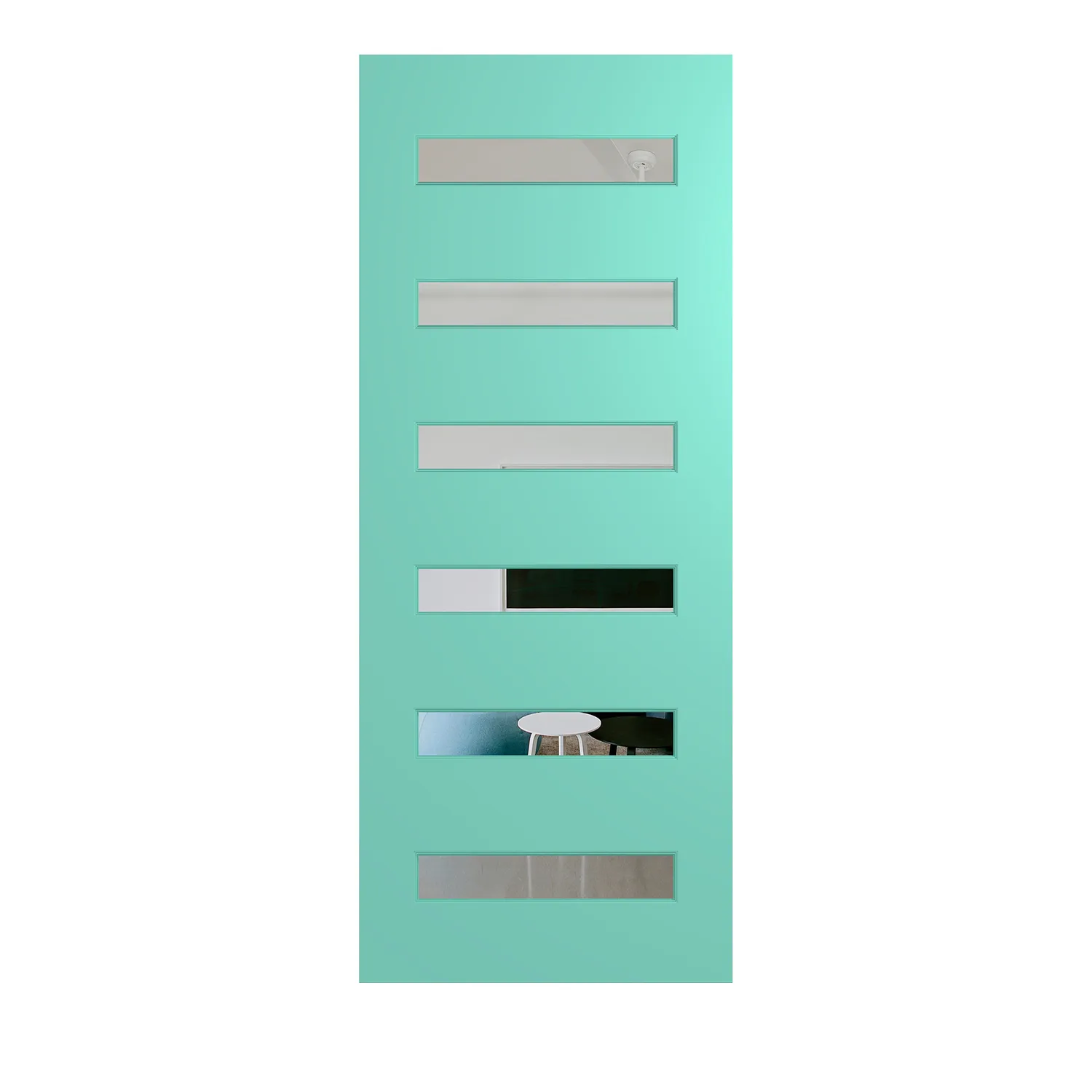 Hume Entrance Door Newington XN16 Duracote BAL12.5 Clear