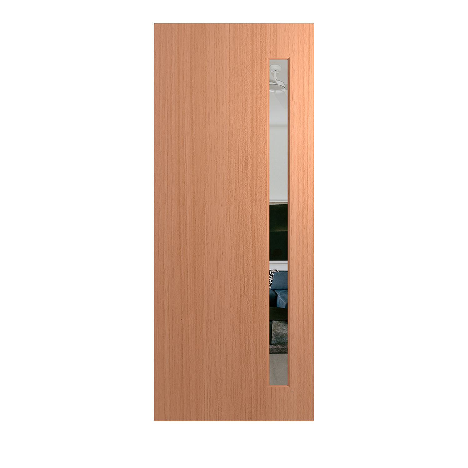 Hume Entrance Door Newington XN1 SPM Veneer BAL12.5 Clear Bowens