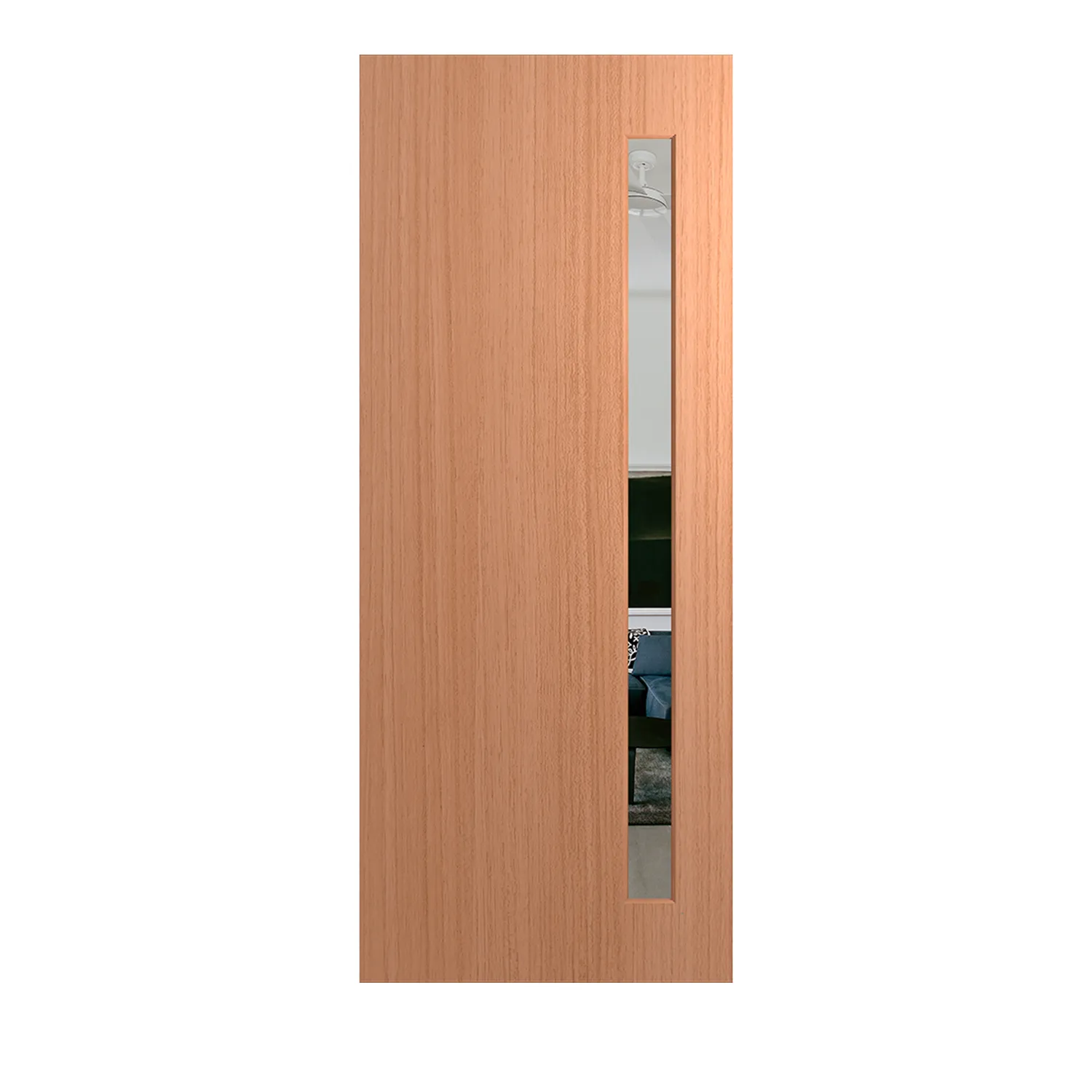 Hume Entrance Door Newington XN1 SPM Veneer BAL12.5 Translucent