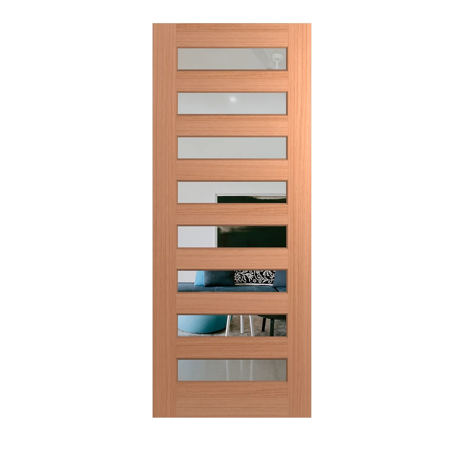 Hume Entrance Door Savoy XS28 SPM Veneer BAL12.5 Clear