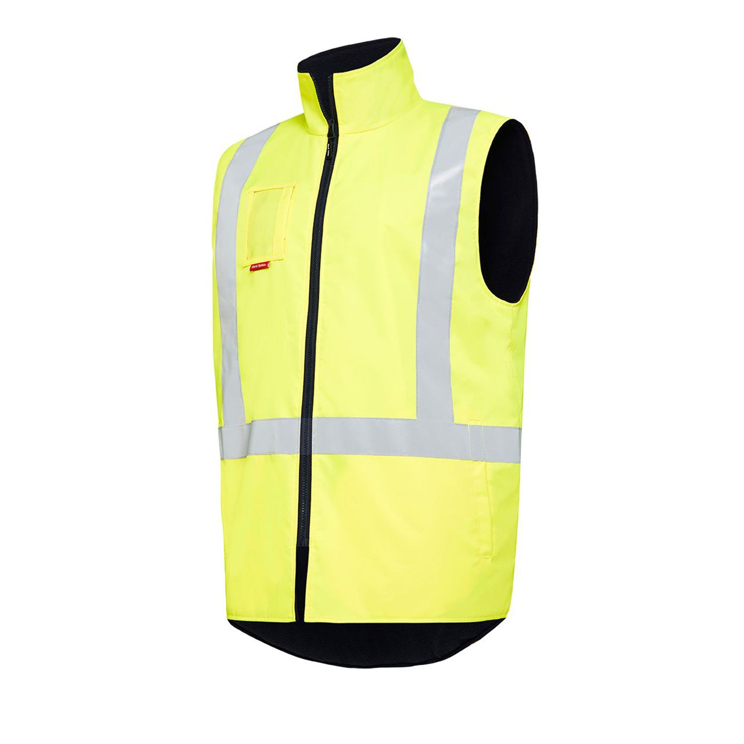 Hard Yakka Y21480 Hi-Vis H Tape Safety Vest Yellow Bowens